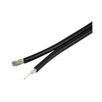 Cable Power CPTWINCORESATCAB-BLACK-100 Twin Satellite Cable Black ...
