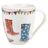 Caravan Trail Crush Festival Wellies Mug