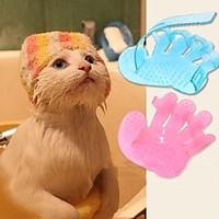 Cat Dog Grooming Brush Baths Pet Grooming Supplies Massage Random Colour