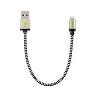 carve mfi 06ft 20cm nylon lightning to usb data cable for apple iphone ...