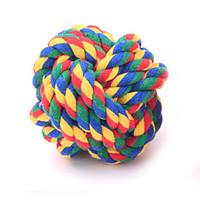 Cat Toy Dog Toy Pet Toys Ball Woven Textile