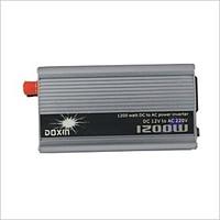 Carking Universal Zinc Alloy 1200W DC 12V to AC 220V Power Inverter with Car Lighter - Silver