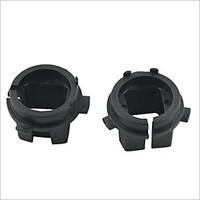 Car H7 HID Xenon Head Bulb Conversion Adapters Sockets Black for KIA--2PCS