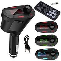 car mp3 player wireless fm transmitter with usb for sd mmc card slot