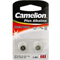 Camelion AG3 Coin Button Cell Alkaline Battery 1.2V 2 Pack