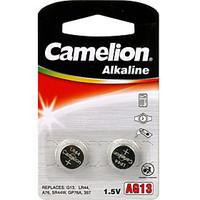Camelion AG13 Coin Button Cell Alkaline Battery 1.5V 2 Pack