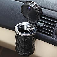 Car Accessories Portable Led Car Ashtray High Quality Universal Cylinder Holder Car Home Office