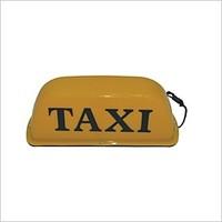 carking magnetic base taxi cab roof sign lamp yellow light 12v