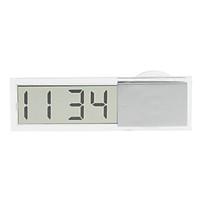 Car Window Dashboard Digital Transparent LCD Watch Clock