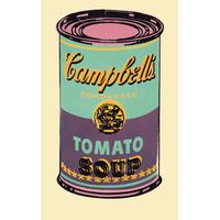 Campbell\'s Soup Can, 1965 (green & purple) by Andy Warhol