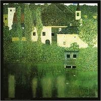 Castello al lago By Gustav Klimt