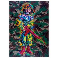 Camo Tramp Boy By Ron English