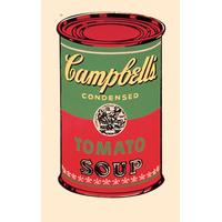 campbells soup can 1965 green red by andy warhol