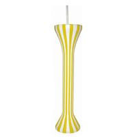 Cabana Stripe Plastic Half Yard Cup with Krazy Straw 30oz / 850ml (Set of 4 Assorted Colours)