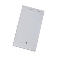 carbonless perforated 76 x 140mm duplicate pad with 50 sheets 1 x pack ...