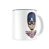 Captain America: Civil War - Team Cap White - Blue Ceramic Mug (sdtmar20432)