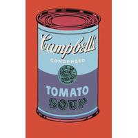 Campbell\'s Soup Can, 1965 (blue & purple) by Andy Warhol