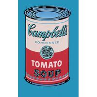 campbells soup can 1965 pink red by andy warhol