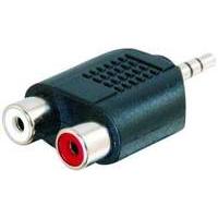 cables to go audio adaptor mini phone stereo 35mm m rca f