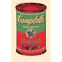 campbells soup can 1965 green and red by andy warhol