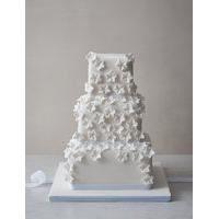 Cascading White Blossom Wedding Cake