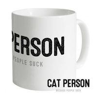 cat person mug