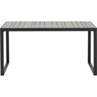 Catania outdoor 6 seater dining table, polywood