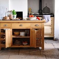 carlisle oak kitchen island