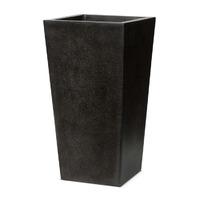 cadix black tapered planter 41cm