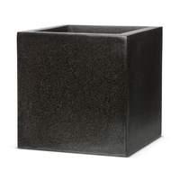 cadix black square planter 60cm