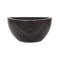 Cadix Wall Bowl Ball II Black Planter