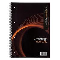 cambridge everyday a4 wirebound notebook 100 pages