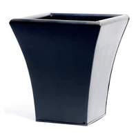 cadix black flare planter with round rim medium