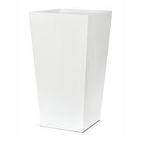 cadix white tapered planter 41cm