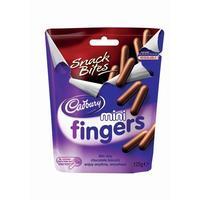 Cadbury Mini Chocolate Covered Finger Biscuits Pouch (125g)