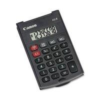 Canon AS-8 Calculator Handheld Battery-power 8 Digit 3 Memory Keys Dark Grey