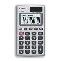 casio calculator handheld batterysolar power 8 digit 3 key memory