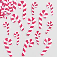 candy cane felt stickers pack of 100