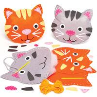 Cat Cushion Sewing Kits (Pack of 2)