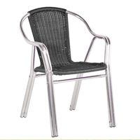 cappuccino stackable bistro chair