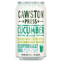 cawston press sparkling cucumber mint can