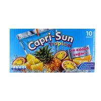 Capri Sun Tropical No Added Sugar 10 Pack
