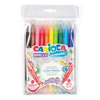 carioca birello double tip colouring pens pack of 10