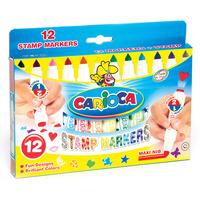 Carioca Stamperello Colouring Pens (Pack of 12)