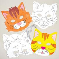 cat colour in masks pack of 6