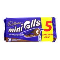 Cadbury Mini Chocolate Rolls 5 Pack