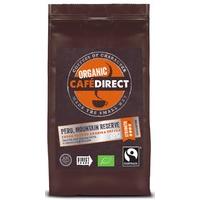 cafdirect fair trade organics roast ground peru 227g