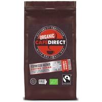 cafdirect fair trade organics espresso blend whole beans 227g