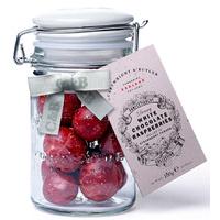 Cartwright & Butler Raspberries In White Chocolate & Strawberry Powder - 100g