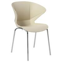 capuccino stacking bistro chair